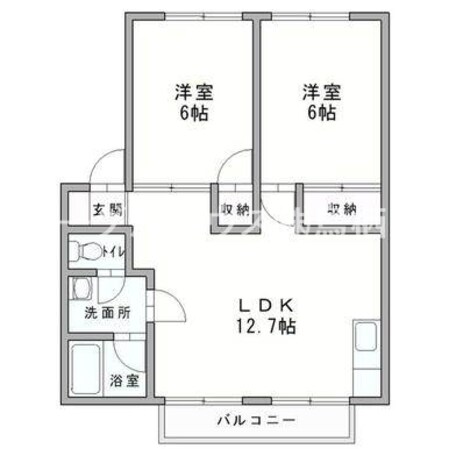 向田ハイツの物件間取画像